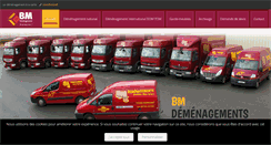 Desktop Screenshot of bmdemenagements.fr