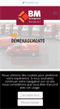 Mobile Screenshot of bmdemenagements.fr